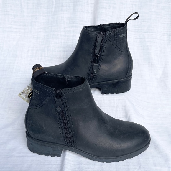 Dubarry of Ireland Carlow Black Leather GORTEX Ankle Boots EU 38 US 7 NWT - Picture 6 of 8